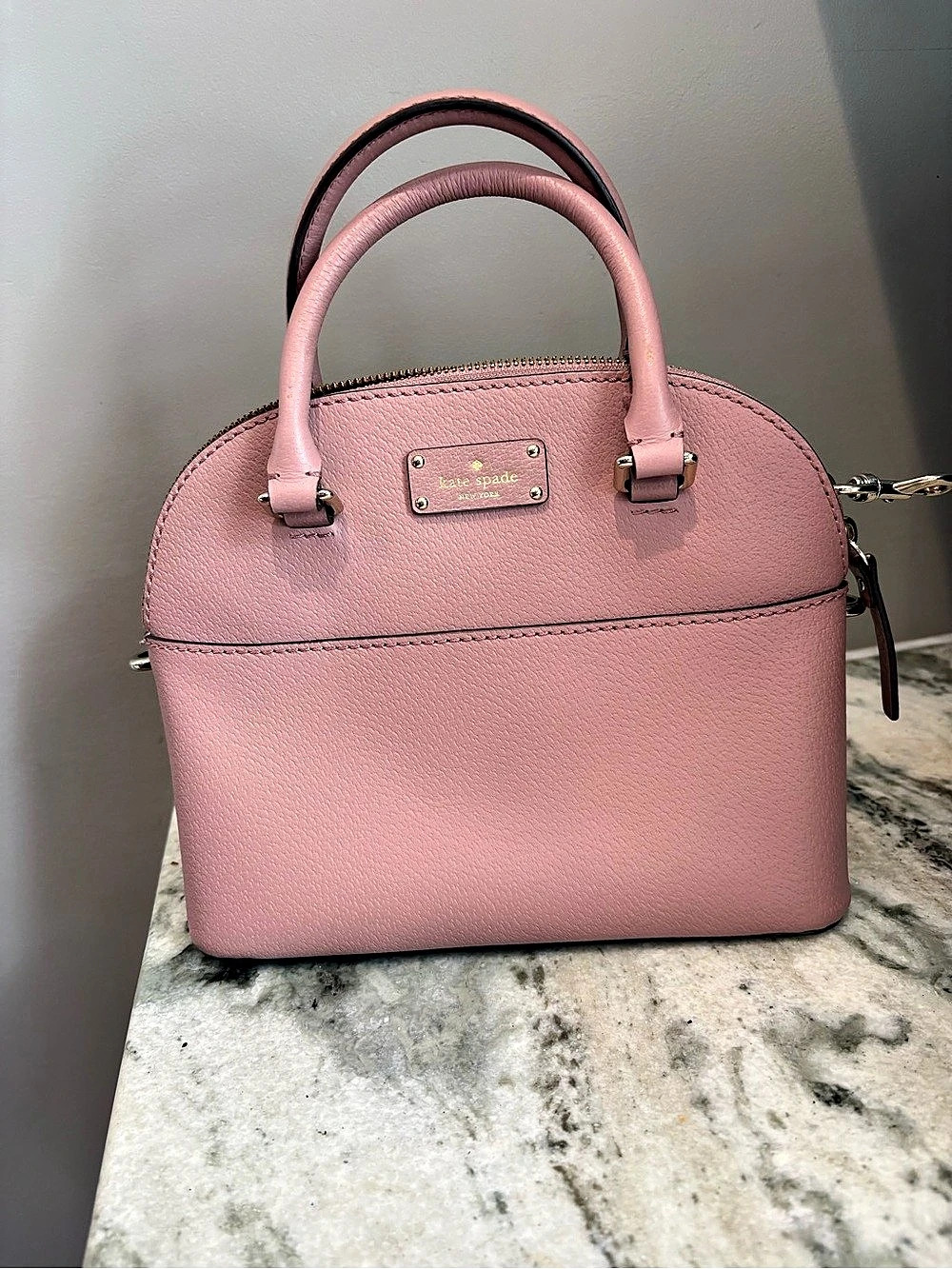 Kate Spade Small Dome Satchel with Top Handle and  Crossbody Strap